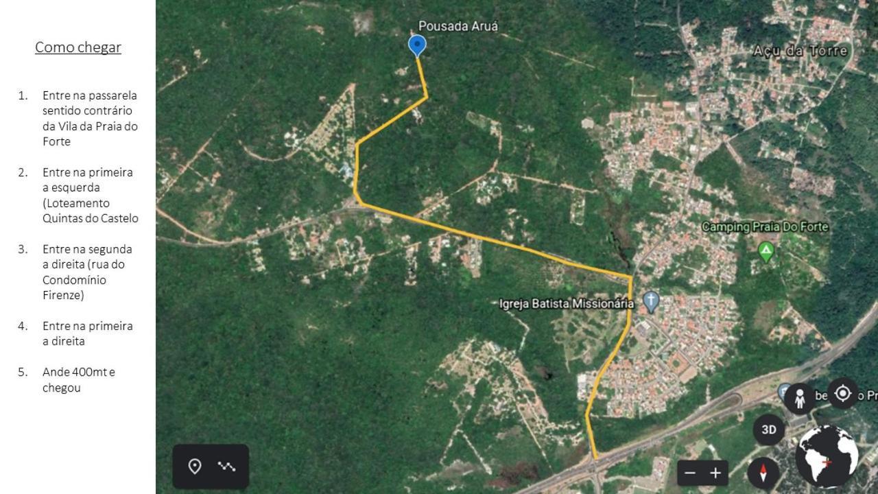 Arua Observacao De Vida Silvestre Praia do Forte Exterior photo